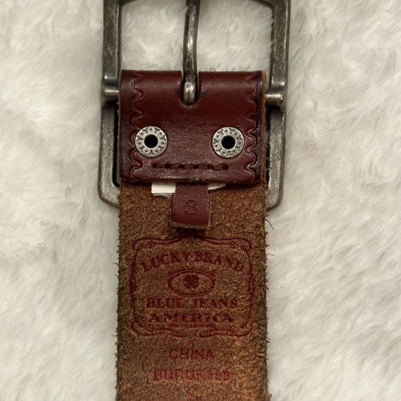 Lucky Brand brown leather belt size small - Picture 4 of 4
